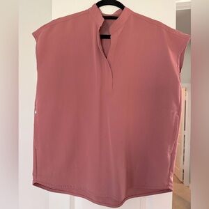 FIGS Rafaela Oversized Top in Mauve